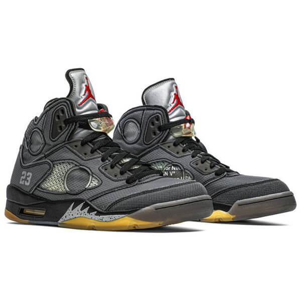 ナイキ  コピー  Jordan 5 Retro Off-White Black ジョーダン 3 レトロ CT8480-001